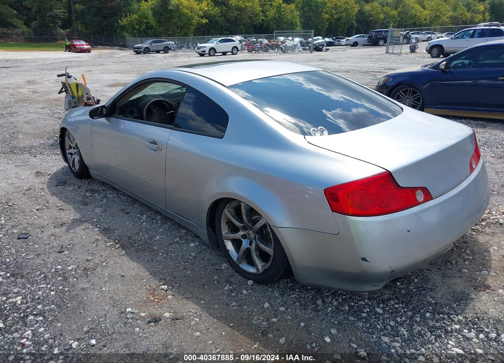 2003 INFINITI G35 BASE W/LEATHER VIN: JNKCV54E33M201789