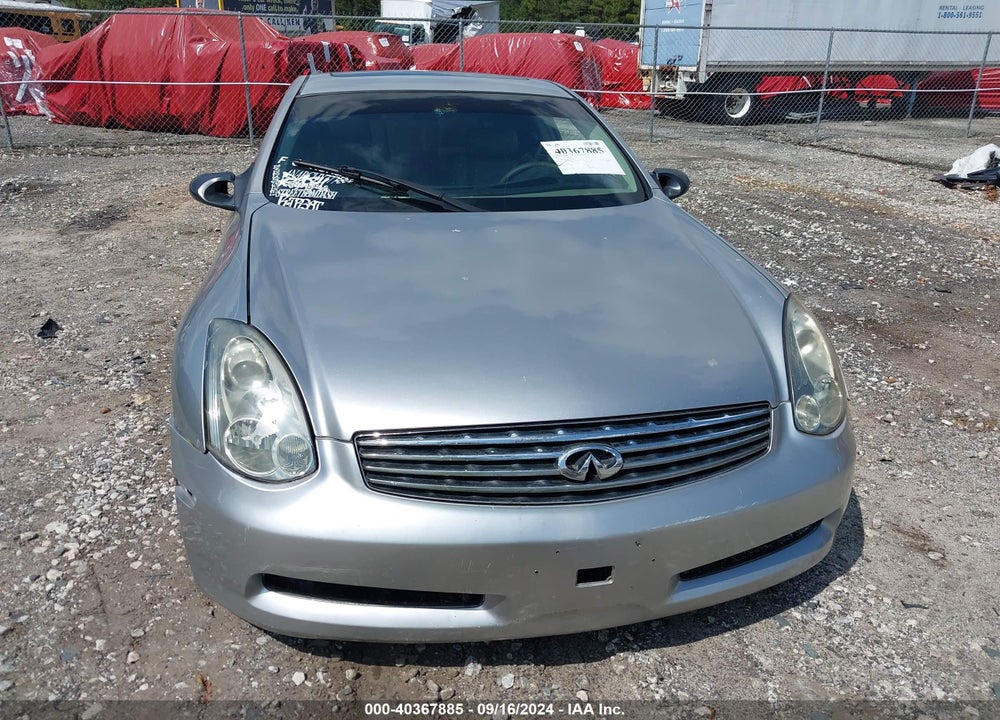 2003 INFINITI G35 BASE W/LEATHER VIN: JNKCV54E33M201789