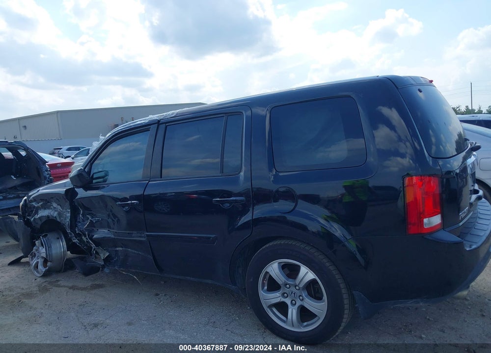 2013 HONDA PILOT EX-L VIN: 5FNYF3H57DB044247