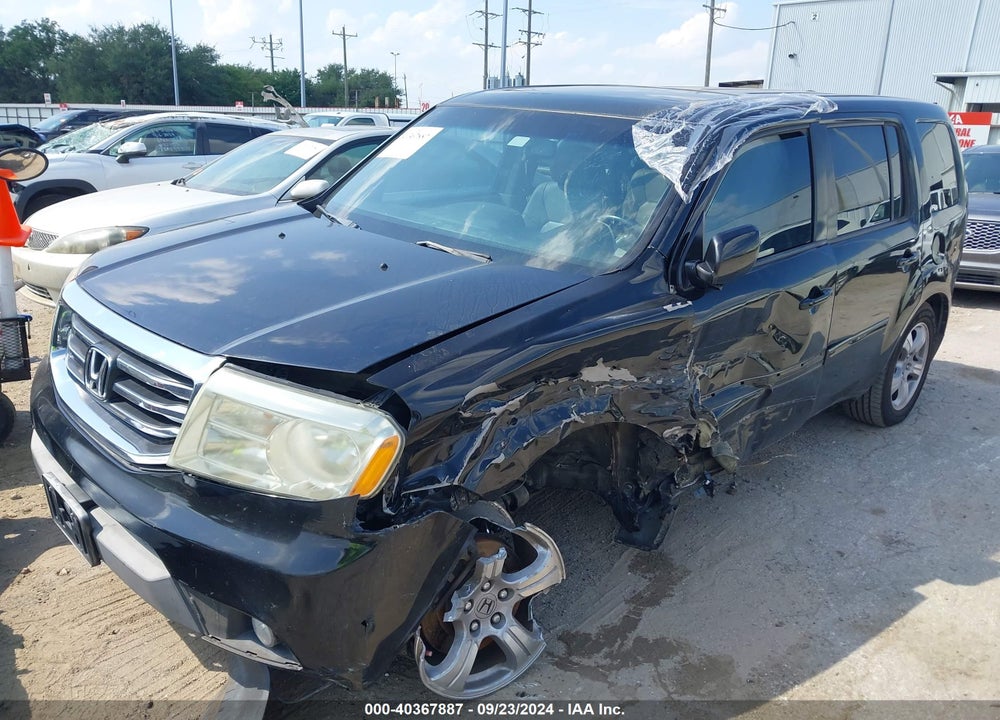 2013 HONDA PILOT EX-L VIN: 5FNYF3H57DB044247