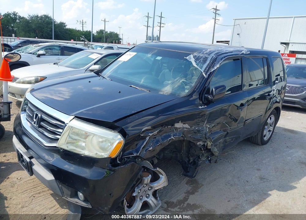 2013 HONDA PILOT EX-L VIN: 5FNYF3H57DB044247