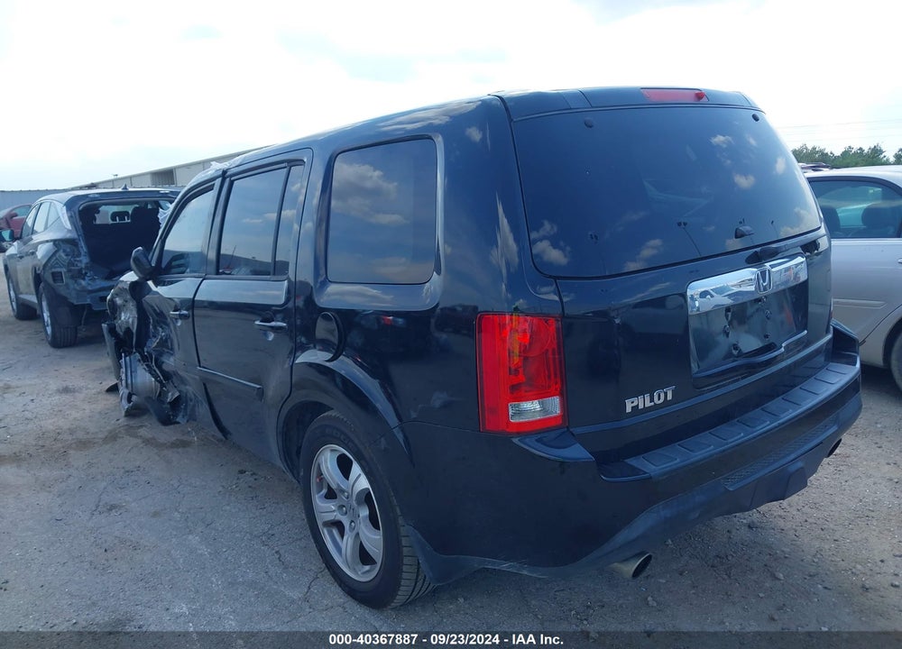 2013 HONDA PILOT EX-L VIN: 5FNYF3H57DB044247
