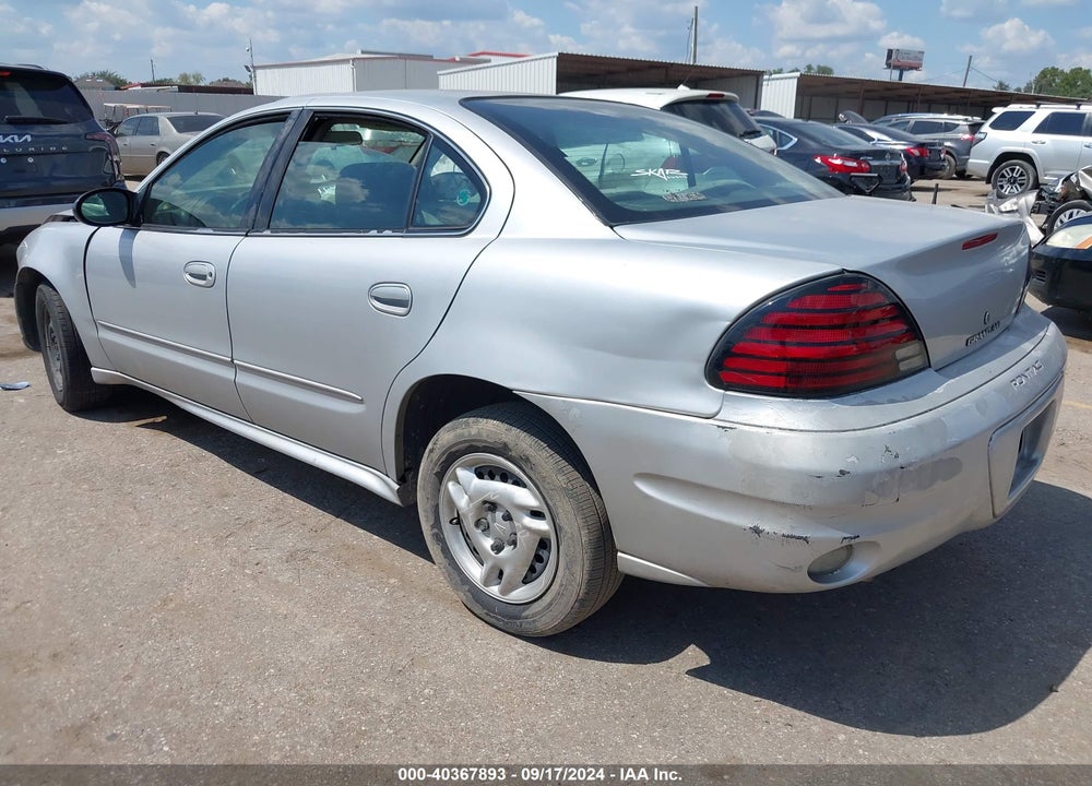 2005 PONTIAC GRAND AM SE VIN: 1G2NE52F65M237893