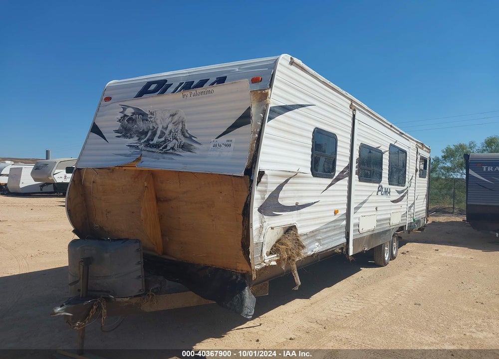 2010 FOREST RIVER PUMA VIN: 4X4TPUG2XAP026227