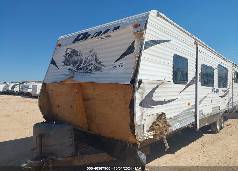 2010 FOREST RIVER PUMA VIN: 4X4TPUG2XAP026227