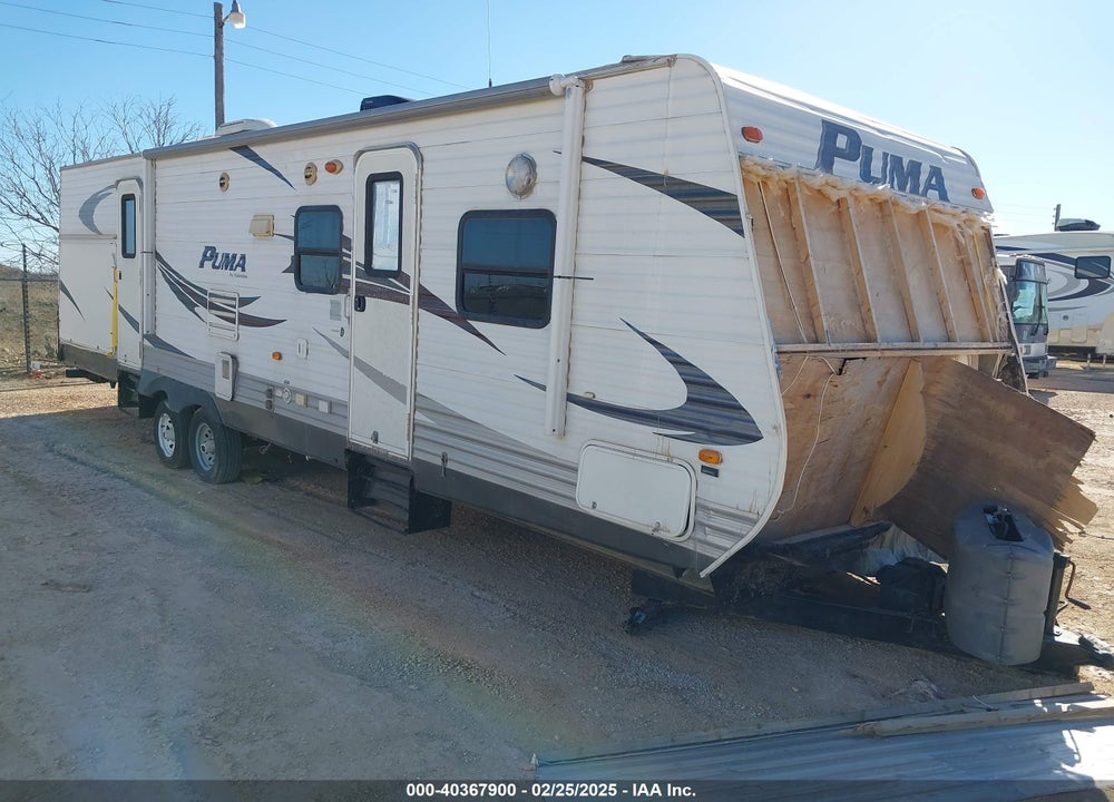 2010 FOREST RIVER PUMA VIN: 4X4TPUG2XAP026227