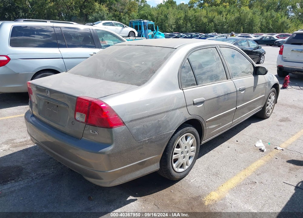 2004 HONDA CIVIC LX VIN: 2HGES16544H633547