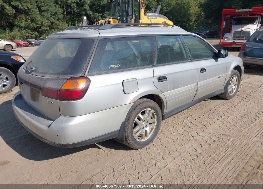 2004 SUBARU OUTBACK VIN: 4S3BH675947630408