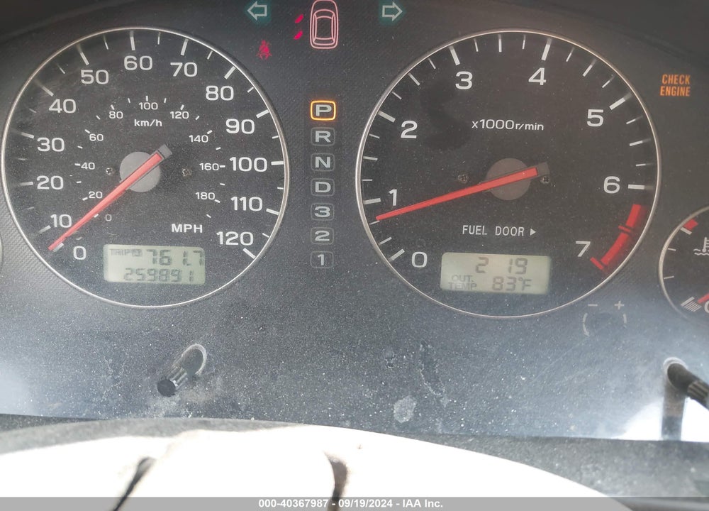 2004 SUBARU OUTBACK VIN: 4S3BH675947630408