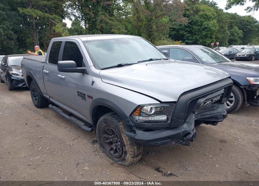 2022 RAM 1500 CLASSIC WARLOCK QUAD CAB 4X4 6'4 BOX VIN: 1C6RR7GTXNS122499