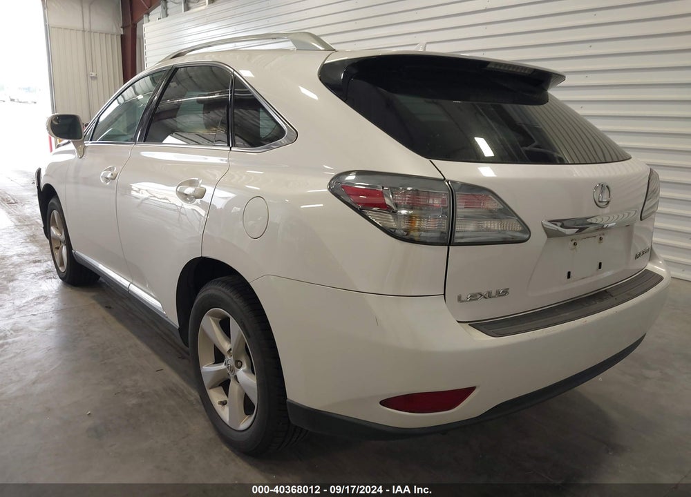 2010 LEXUS RX 350 VIN: 2T2BK1BA9AC020135