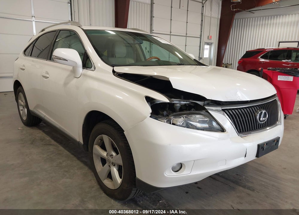 2010 LEXUS RX 350 VIN: 2T2BK1BA9AC020135