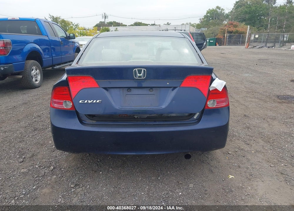 2006 HONDA CIVIC LX VIN: 1HGFA16556L148394