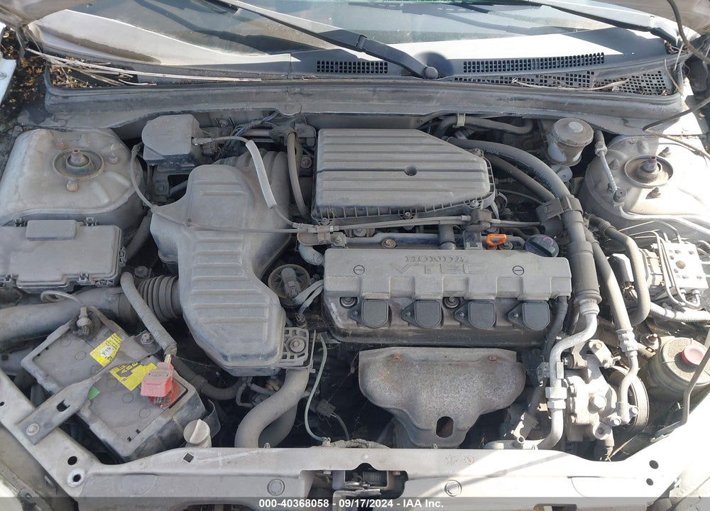 2001 HONDA CIVIC EX VIN: 2HGES26791H584798