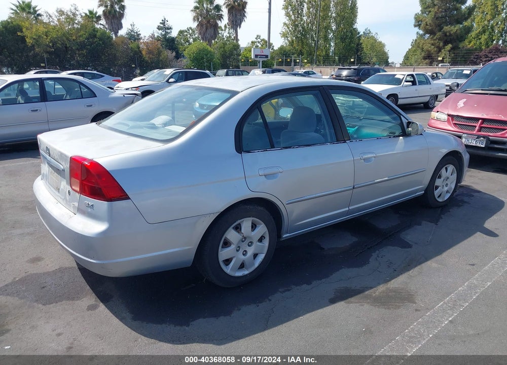 2001 HONDA CIVIC EX VIN: 2HGES26791H584798