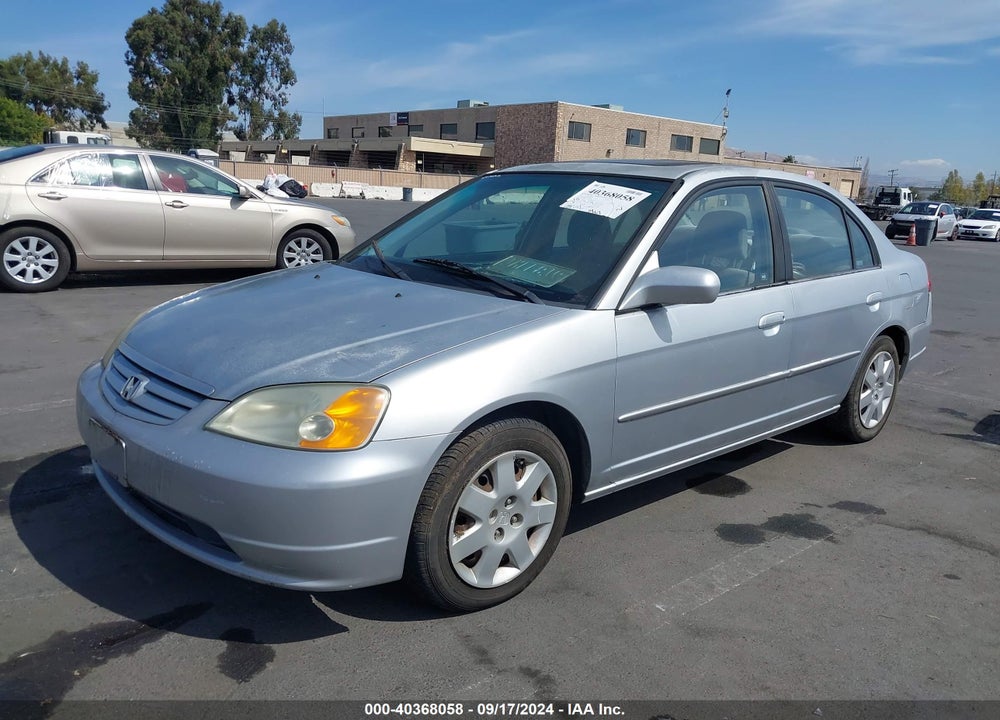 2001 HONDA CIVIC EX VIN: 2HGES26791H584798