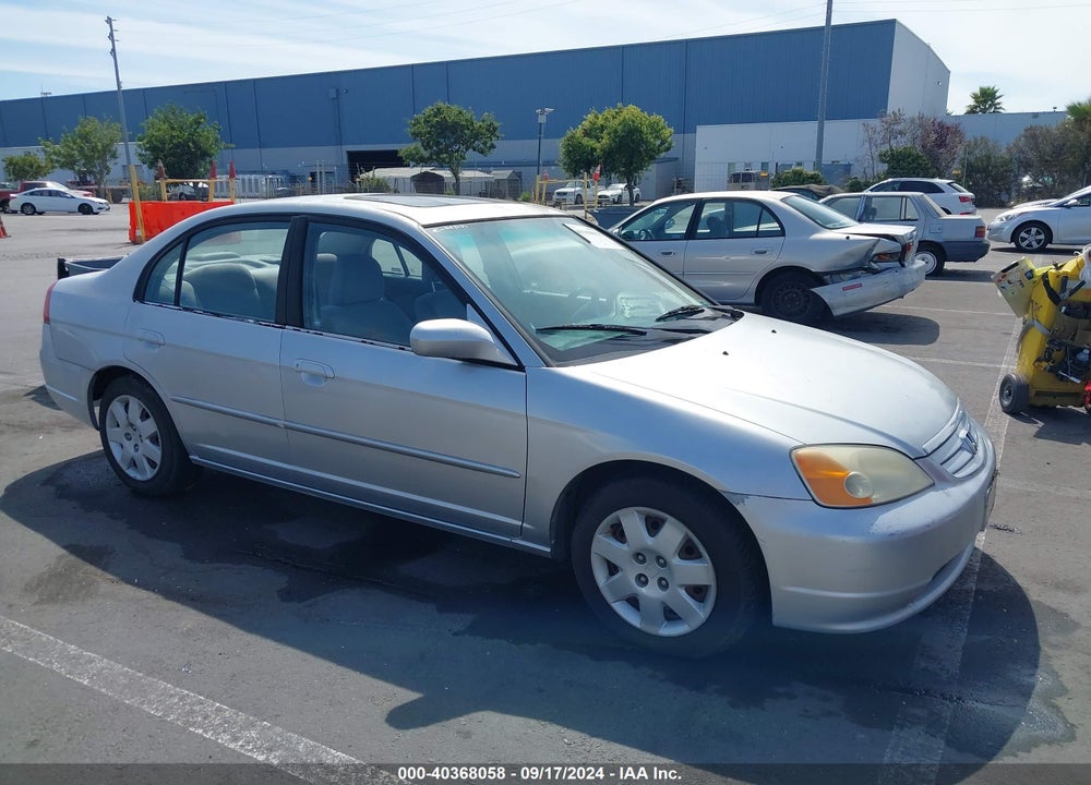 2001 HONDA CIVIC EX VIN: 2HGES26791H584798