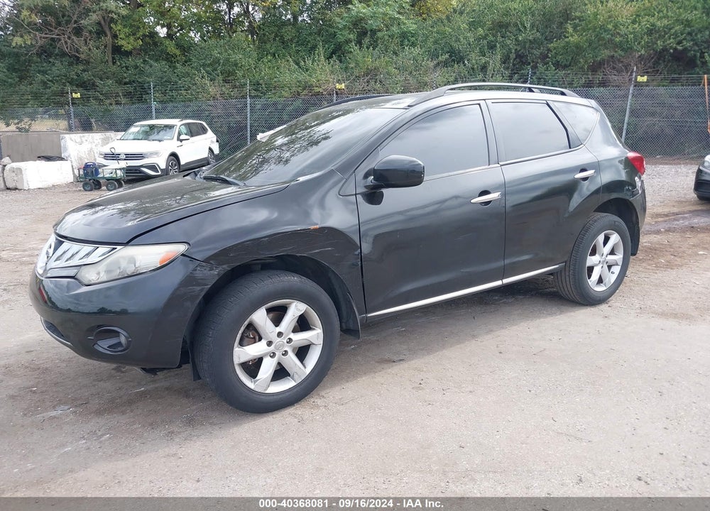 2010 NISSAN MURANO SL VIN: JN8AZ1MW1AW108614