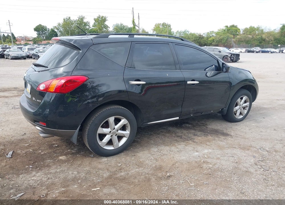 2010 NISSAN MURANO SL VIN: JN8AZ1MW1AW108614