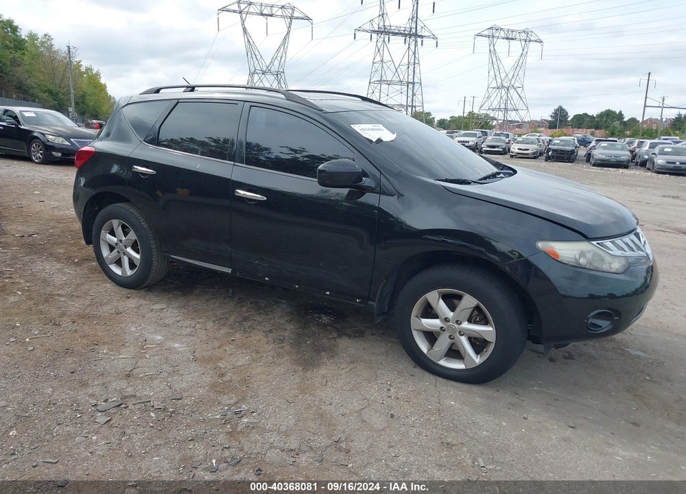 2010 NISSAN MURANO SL VIN: JN8AZ1MW1AW108614