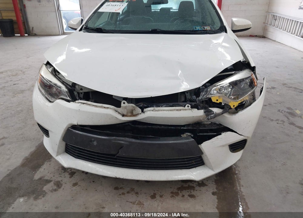 2016 TOYOTA COROLLA LE VIN: 2T1BURHE0GC722084
