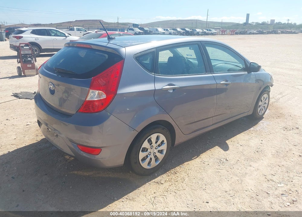 2017 HYUNDAI ACCENT SE VIN: KMHCT5AE7HU345215