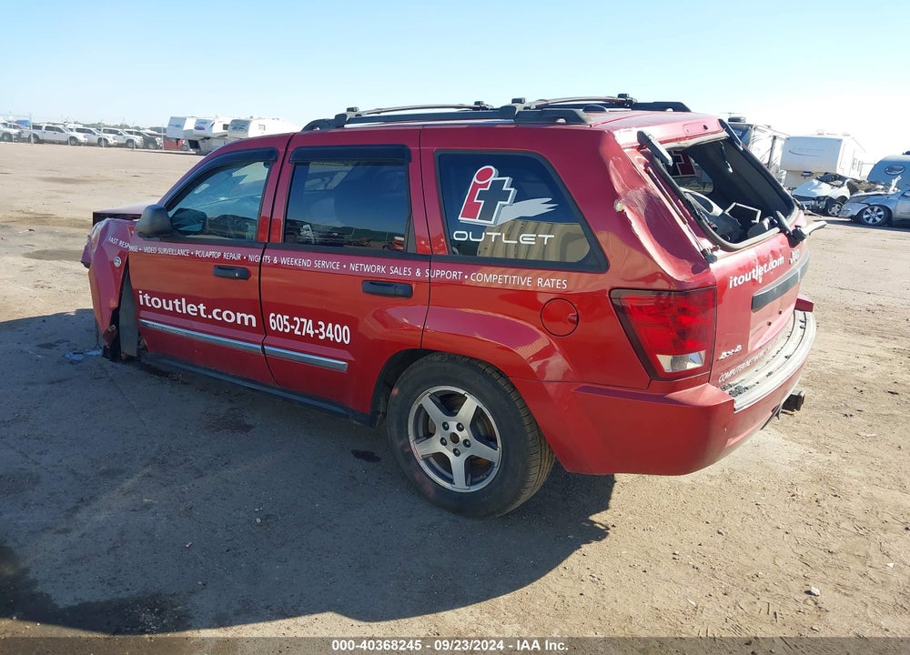 2005 JEEP GRAND CHEROKEE LAREDO VIN: 1J4HR48NX5C668338
