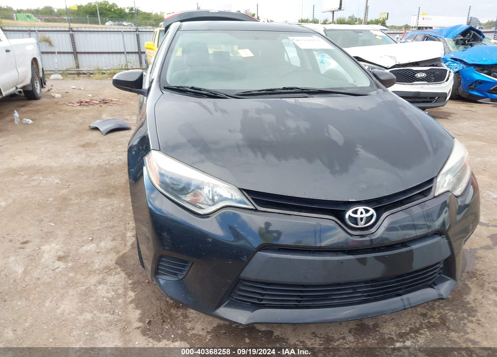 2014 TOYOTA COROLLA LE VIN: 2T1BURHE2EC115066