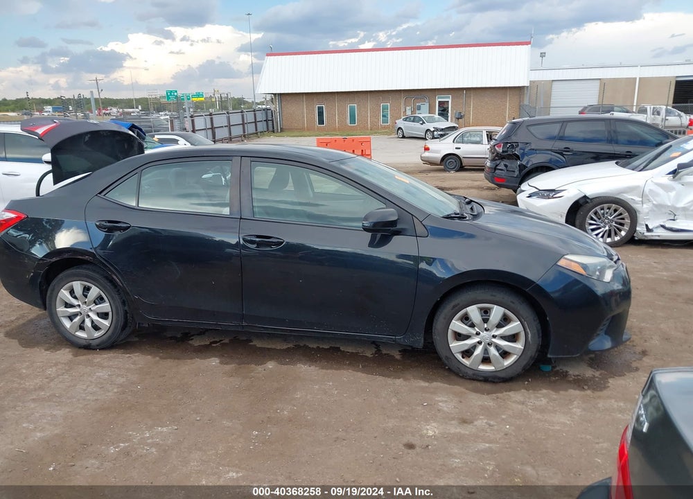 2014 TOYOTA COROLLA LE VIN: 2T1BURHE2EC115066