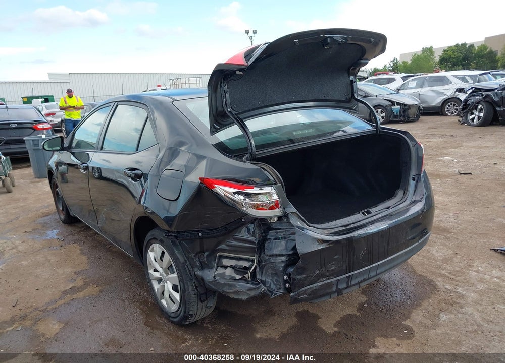 2014 TOYOTA COROLLA LE VIN: 2T1BURHE2EC115066