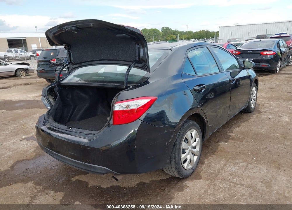 2014 TOYOTA COROLLA LE VIN: 2T1BURHE2EC115066