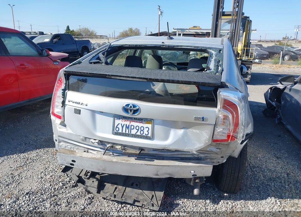 2013 TOYOTA PRIUS THREE VIN: JTDKN3DU3D0337423