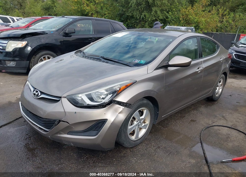 2014 HYUNDAI ELANTRA SE VIN: 5NPDH4AE7EH527524
