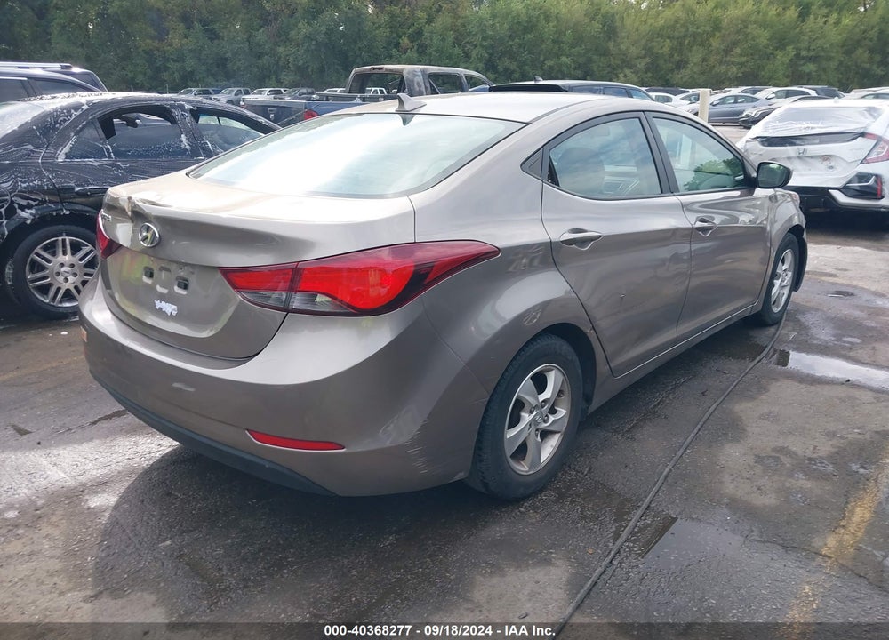 2014 HYUNDAI ELANTRA SE VIN: 5NPDH4AE7EH527524
