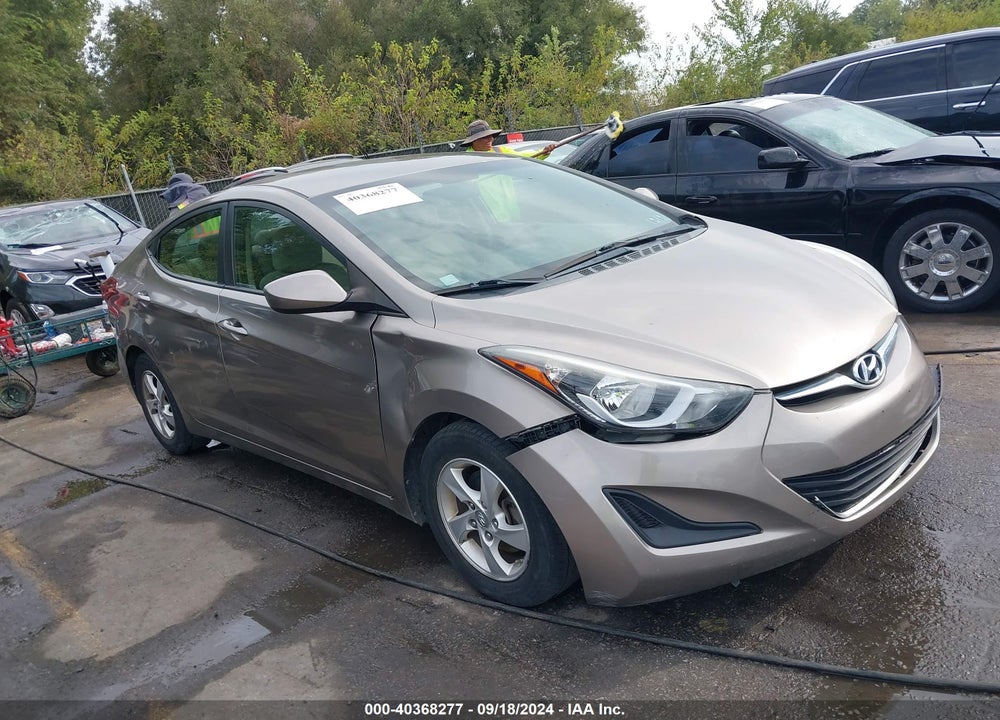 2014 HYUNDAI ELANTRA SE VIN: 5NPDH4AE7EH527524