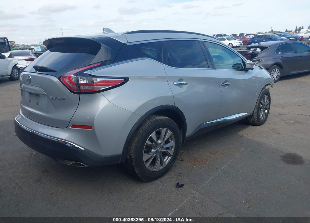 2018 NISSAN MURANO SV VIN: 5N1AZ2MH2JN104981