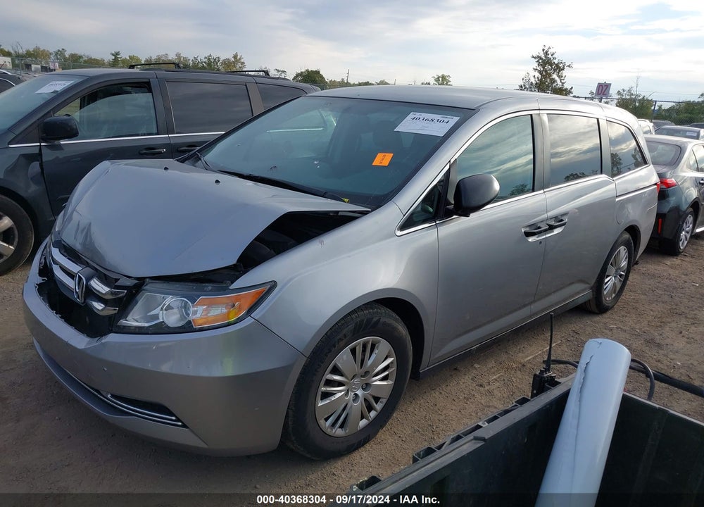 2016 HONDA ODYSSEY LX VIN: 5FNRL5H2XGB102015