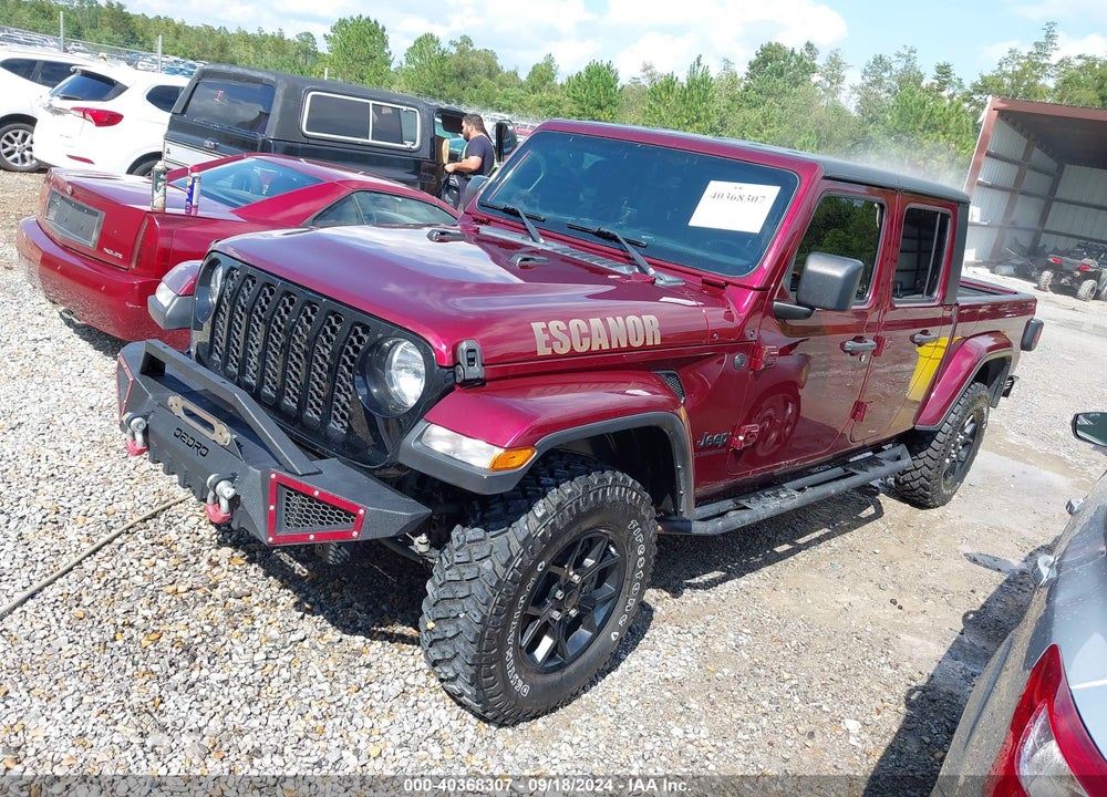 2022 JEEP GLADIATOR ALTITUDE 4X4 VIN: 1C6HJTAG0NL126417