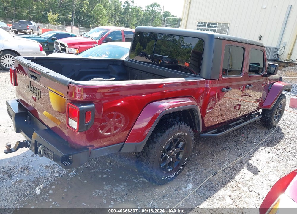 2022 JEEP GLADIATOR ALTITUDE 4X4 VIN: 1C6HJTAG0NL126417