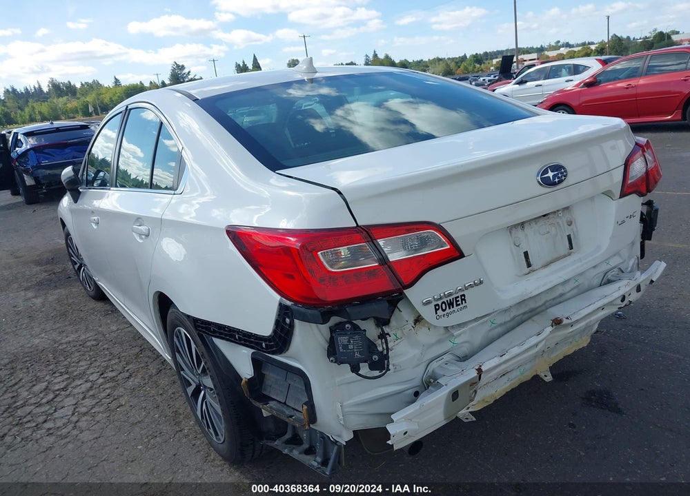 2018 SUBARU LEGACY PREMIUM VIN: 4S3BNAF67J3042886
