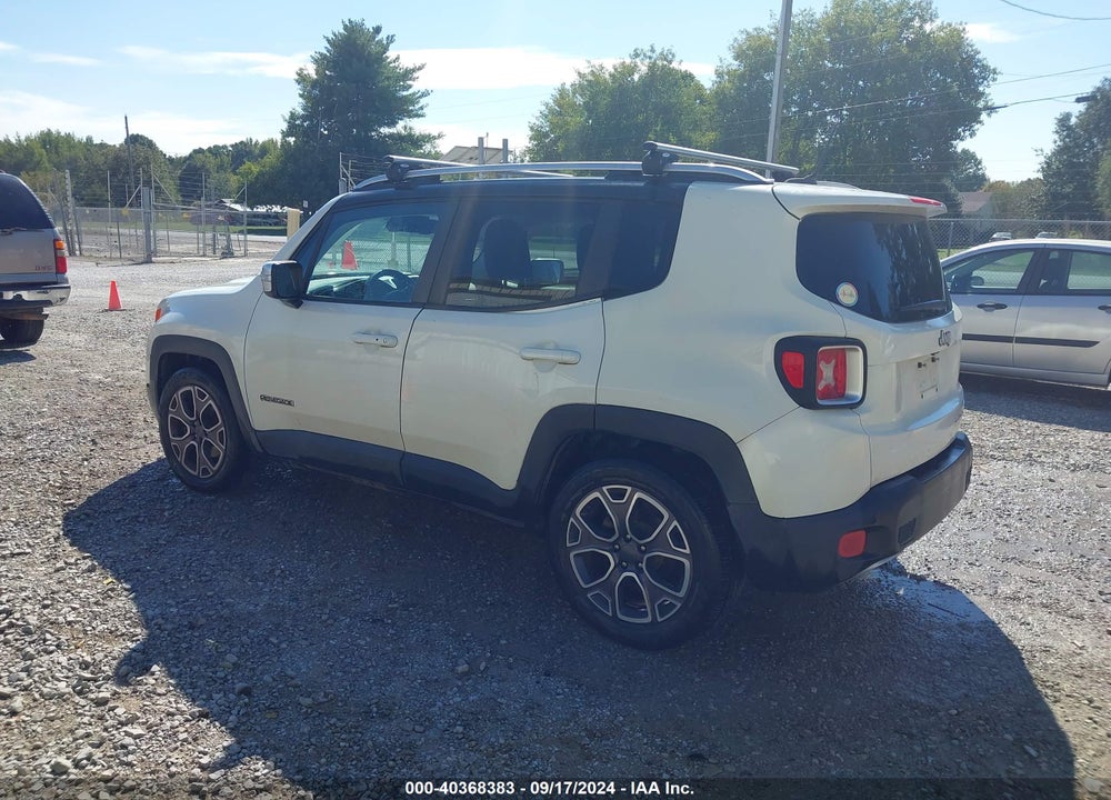 2017 JEEP RENEGADE LIMITED FWD VIN: ZACCJADB6HPE55565