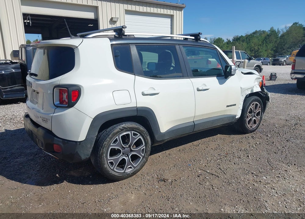 2017 JEEP RENEGADE LIMITED FWD VIN: ZACCJADB6HPE55565