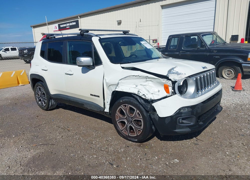 2017 JEEP RENEGADE LIMITED FWD VIN: ZACCJADB6HPE55565