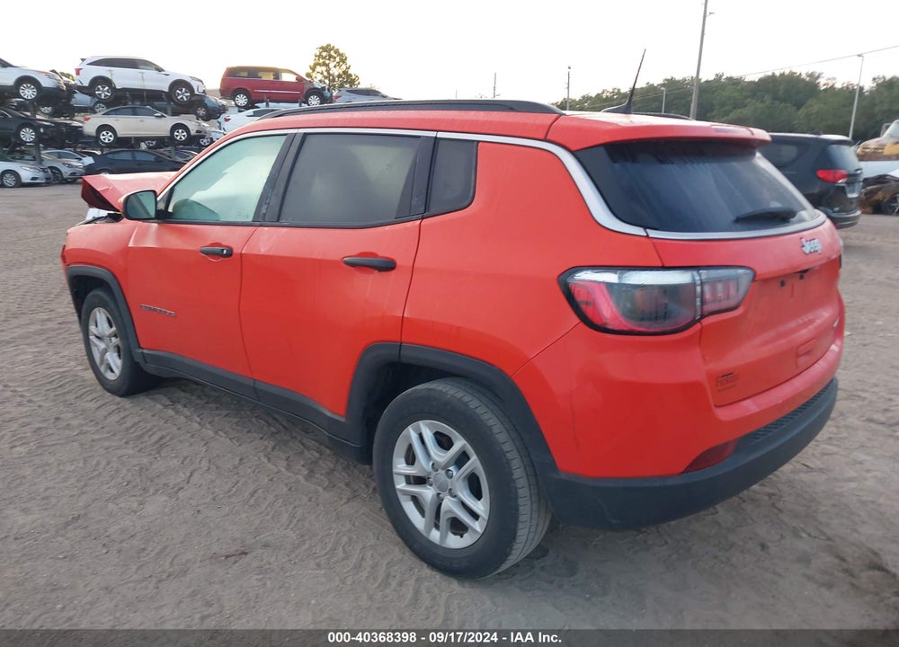 2020 JEEP COMPASS SPORT FWD VIN: 3C4NJCAB4LT253382