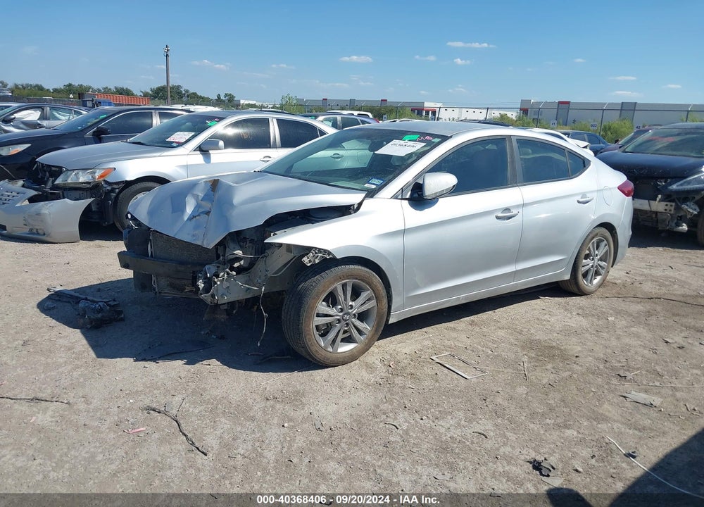 2018 HYUNDAI ELANTRA SEL VIN: KMHD84LF5JU679111