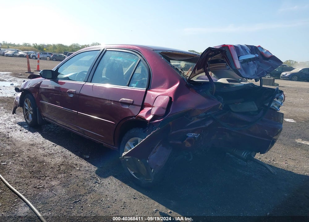 2002 HONDA CIVIC LX VIN: 1HGES16532L023557