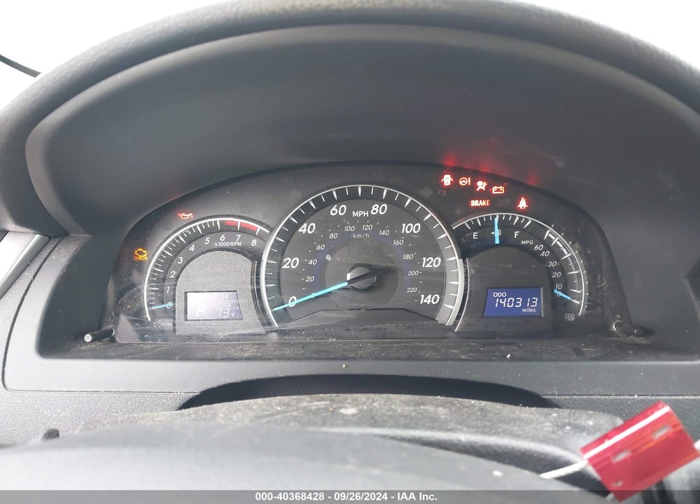 2013 TOYOTA CAMRY XLE VIN: 4T4BF1FK5DR304477