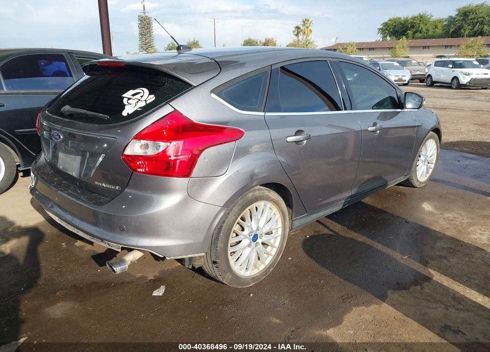 2013 FORD FOCUS TITANIUM VIN: 1FADP3N27DL133678