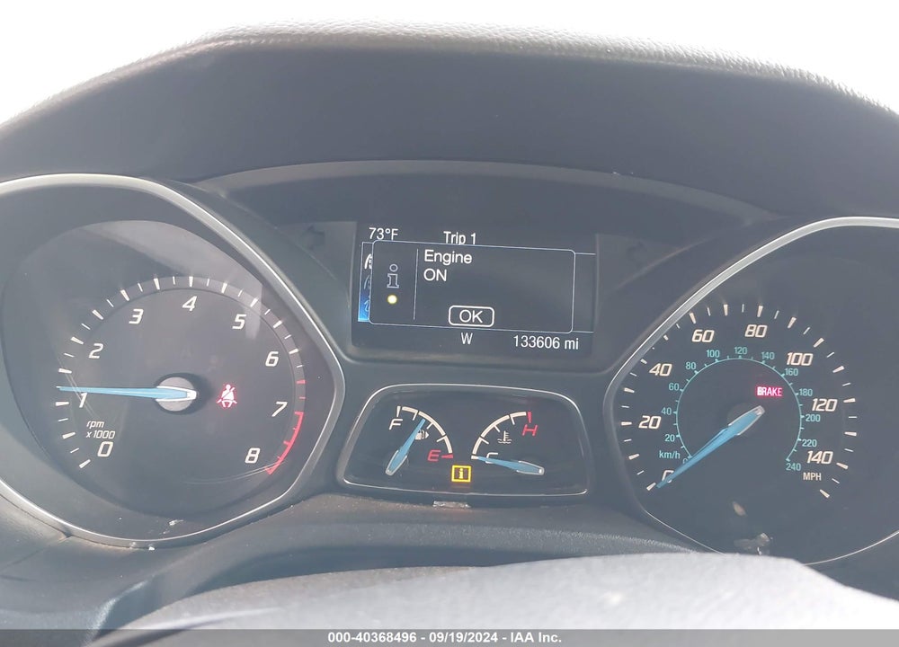 2013 FORD FOCUS TITANIUM VIN: 1FADP3N27DL133678