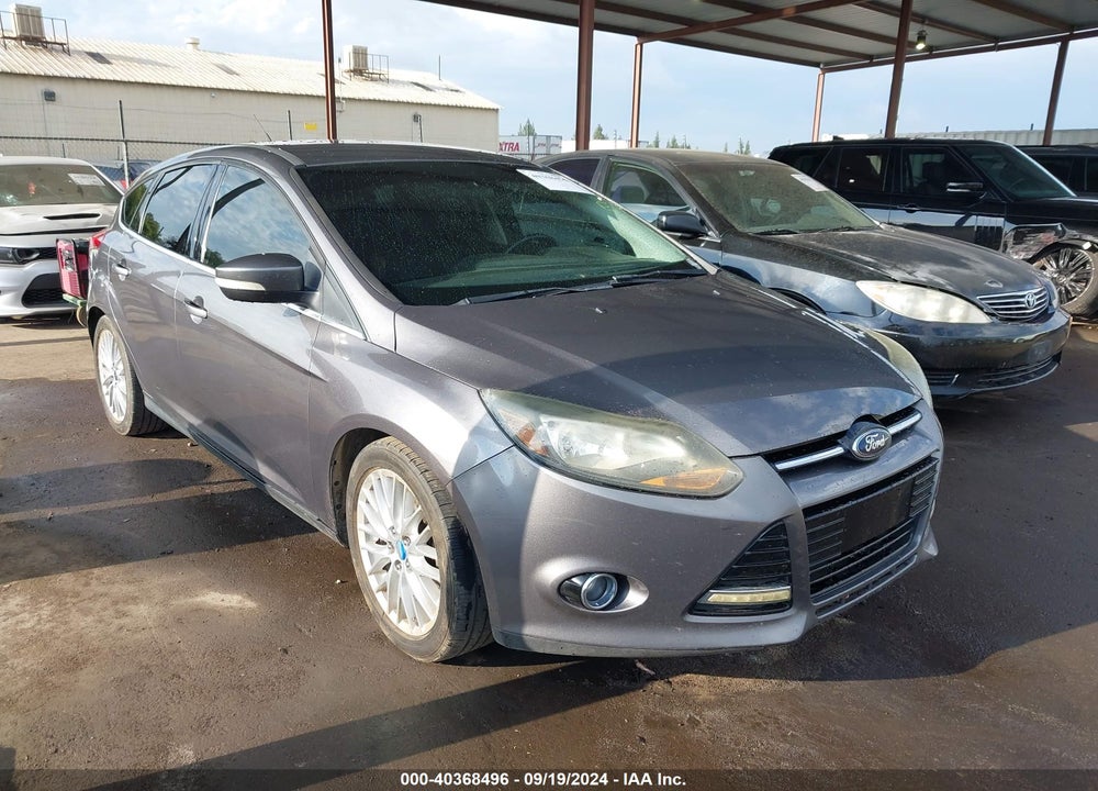 2013 FORD FOCUS TITANIUM VIN: 1FADP3N27DL133678